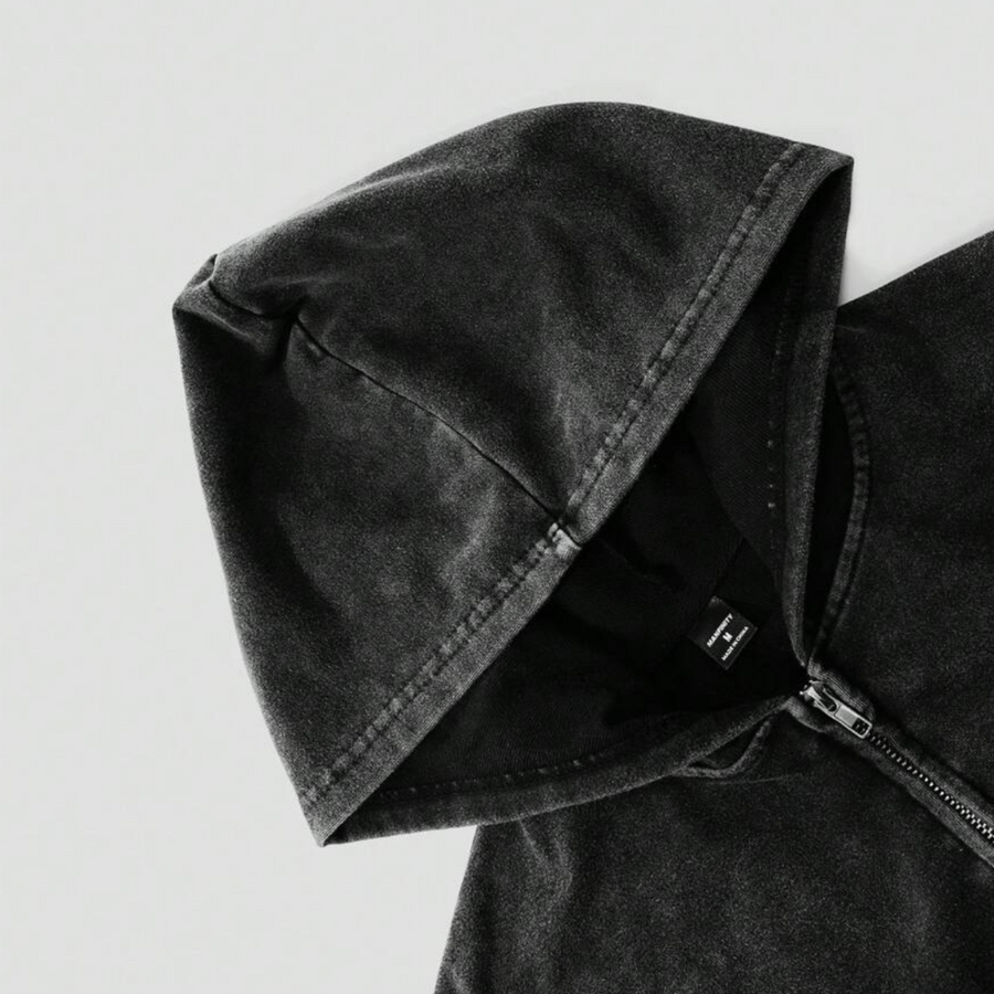 NY Vintage Zip Hoodie