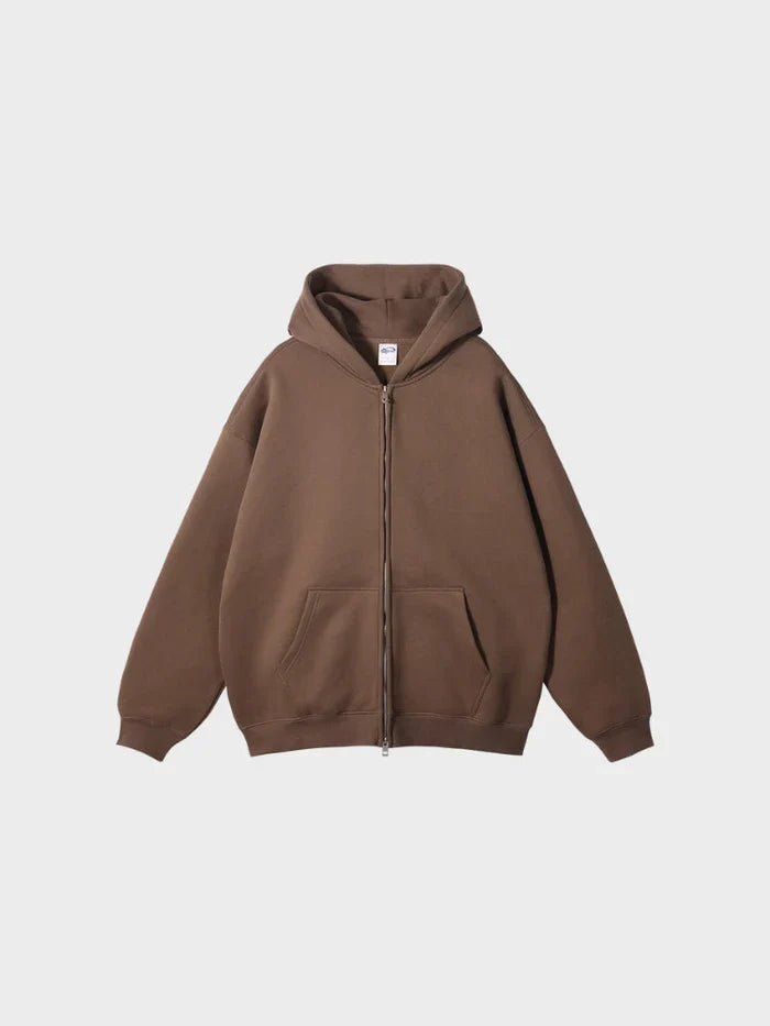 BLACK 350GSM QUALITY - ZIPPER