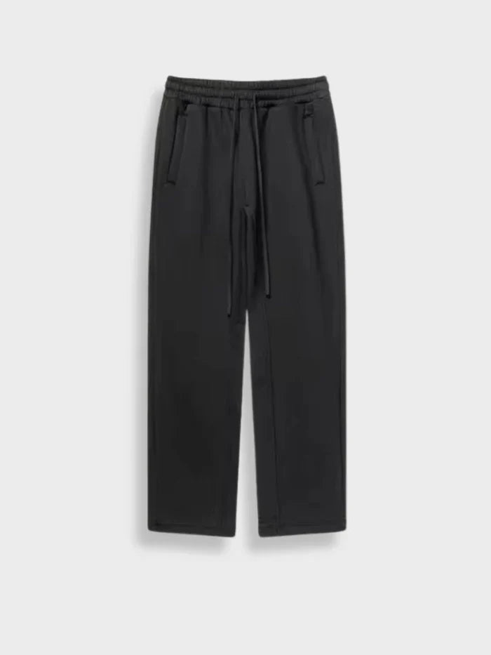 BLACK - OPEN LEG JOGGER