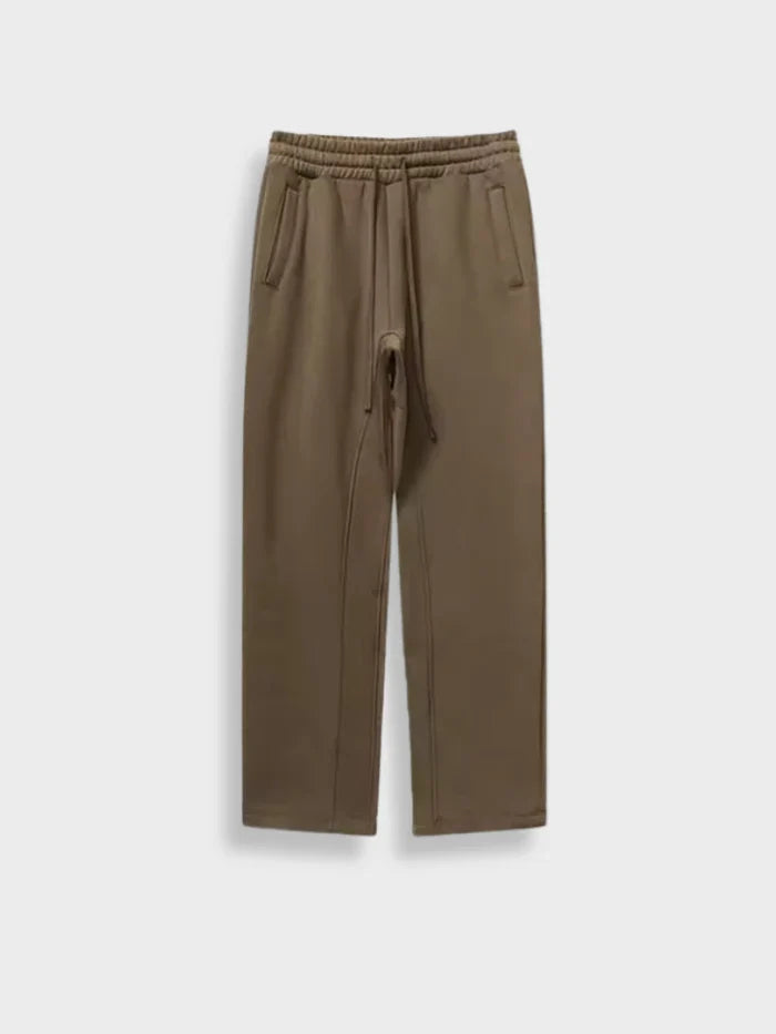 BLACK - OPEN LEG JOGGER