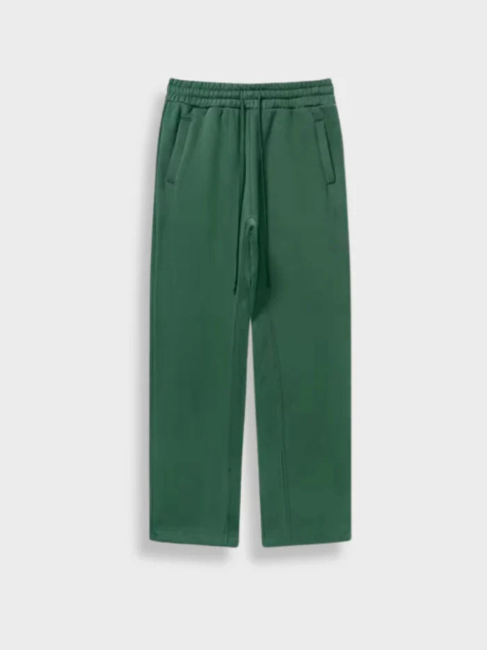 BLACK - OPEN LEG JOGGER