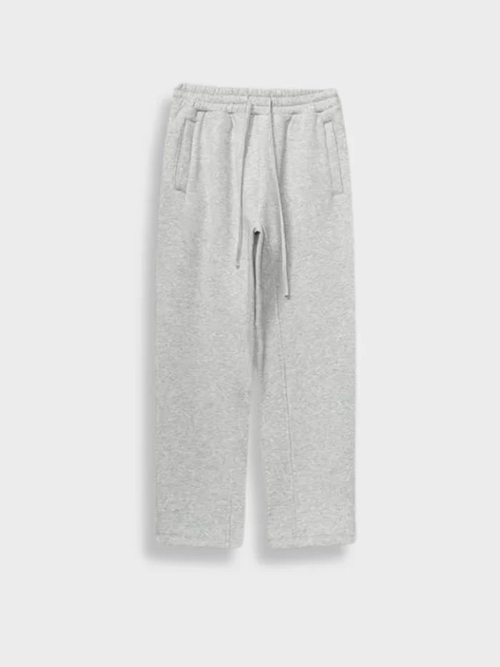 BLACK - OPEN LEG JOGGER