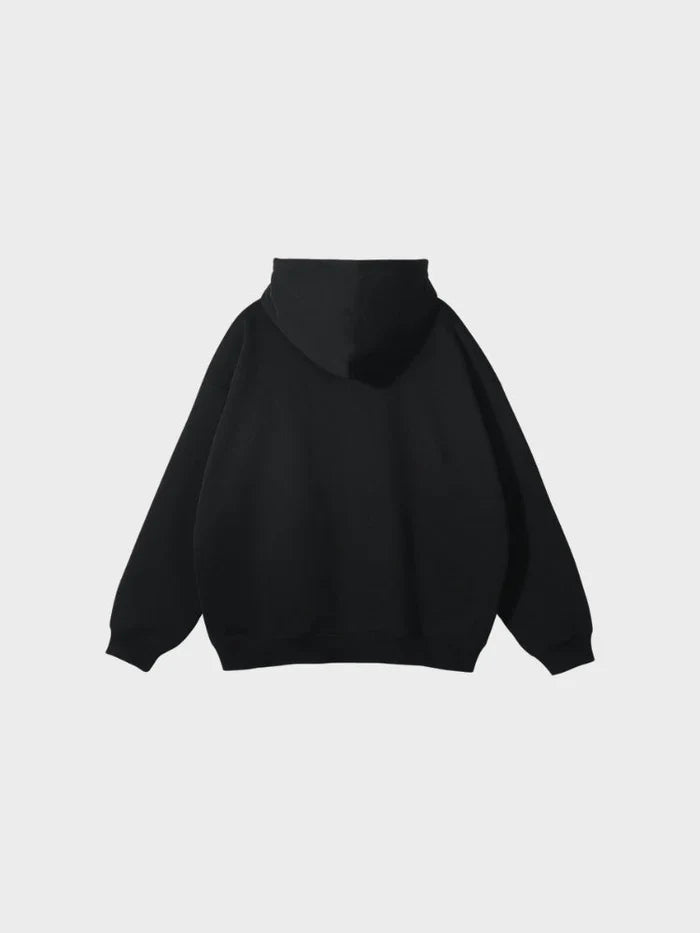 BLACK 350GSM QUALITY - ZIPPER