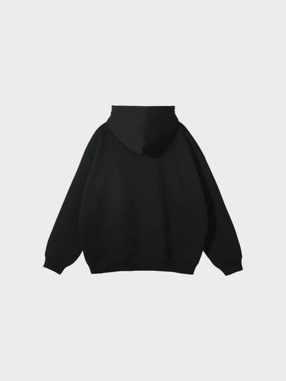 BLACK 350GSM QUALITY - ZIPPER