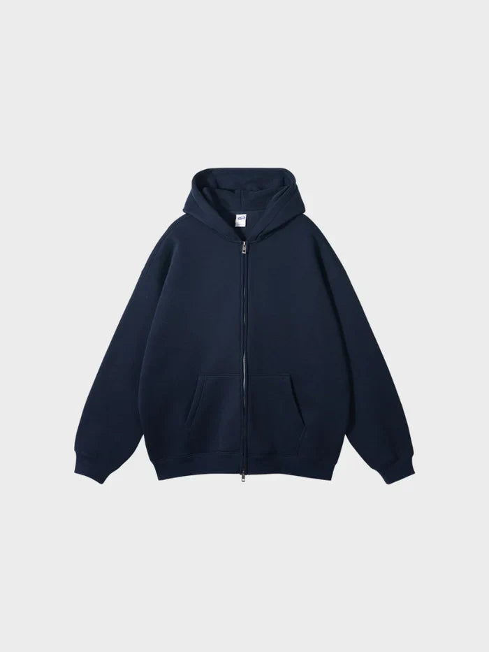 BLACK 350GSM QUALITY - ZIPPER