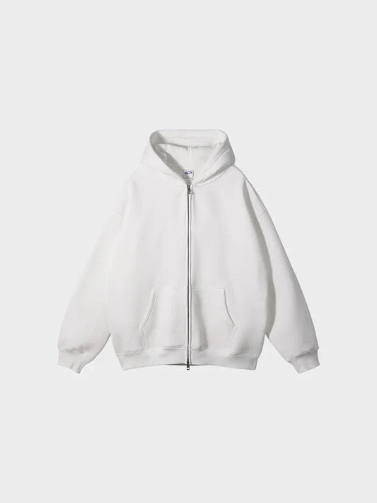 CREME WHITE 350GSM QUALITY - ZIPPER