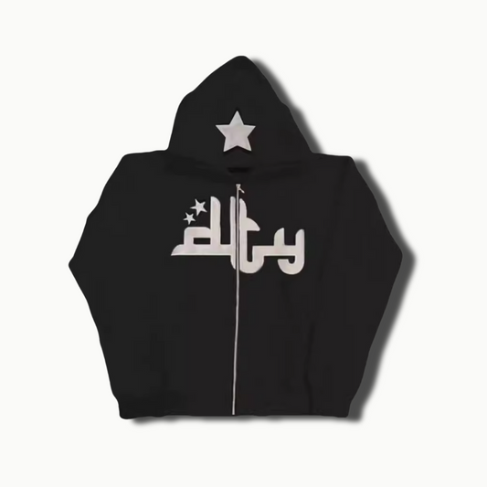 Arabic Zip Hoodie