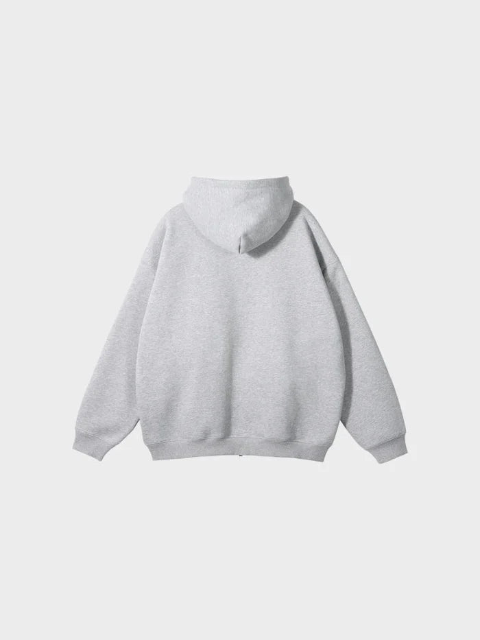 BLACK 350GSM QUALITY - ZIPPER