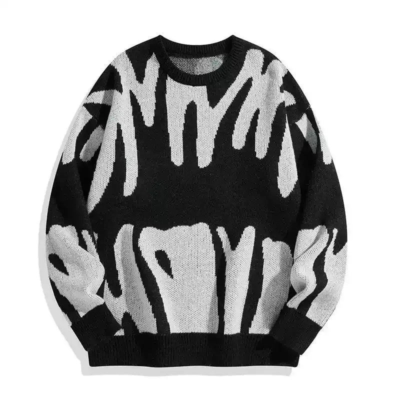 Cream Retro Sweater