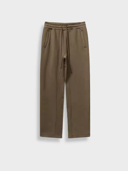 BLACK - OPEN LEG JOGGER