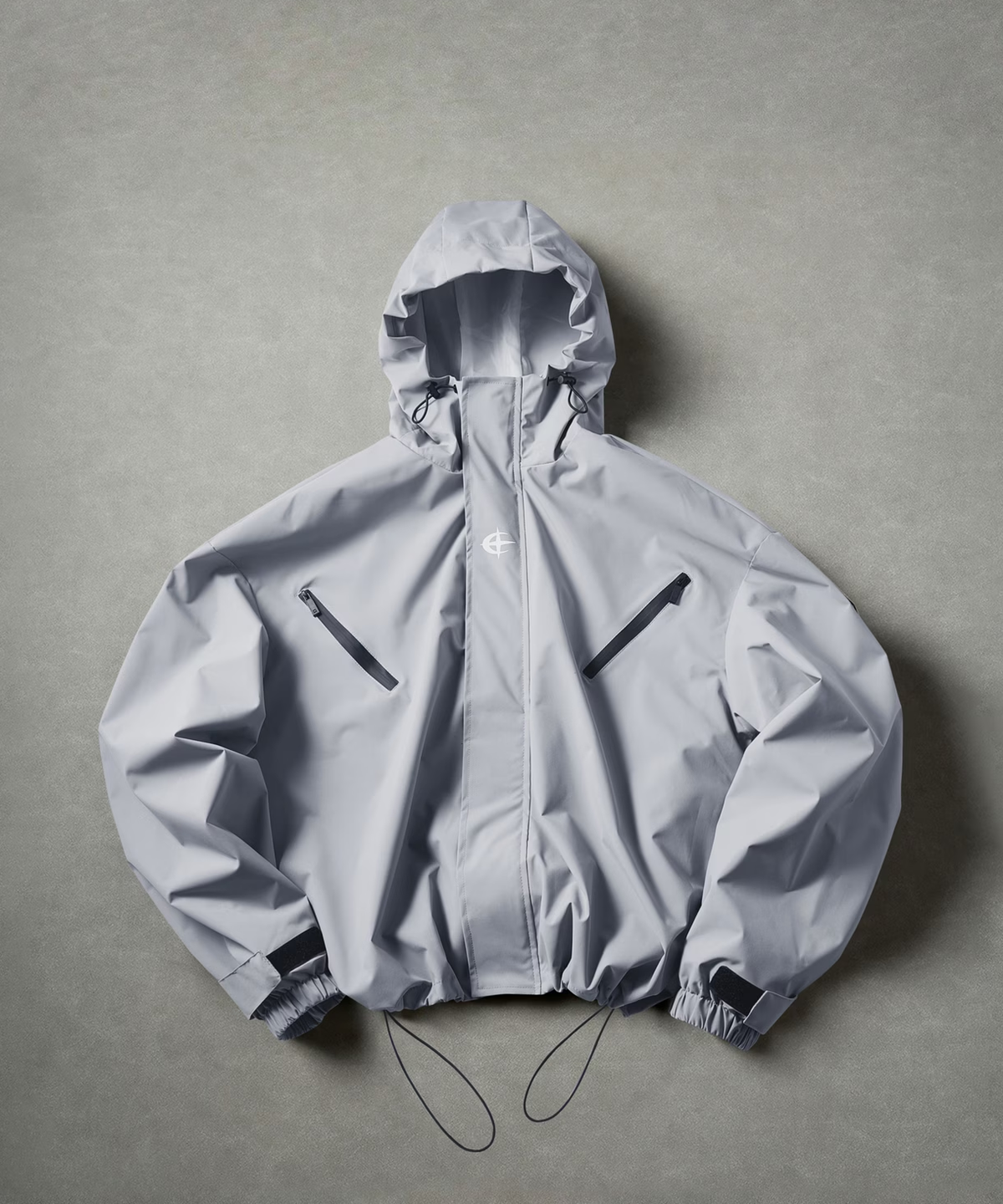 ORBIT - JACKE in Grau, Flatlay-Ansicht