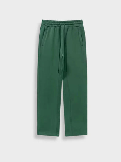 BLACK - OPEN LEG JOGGER