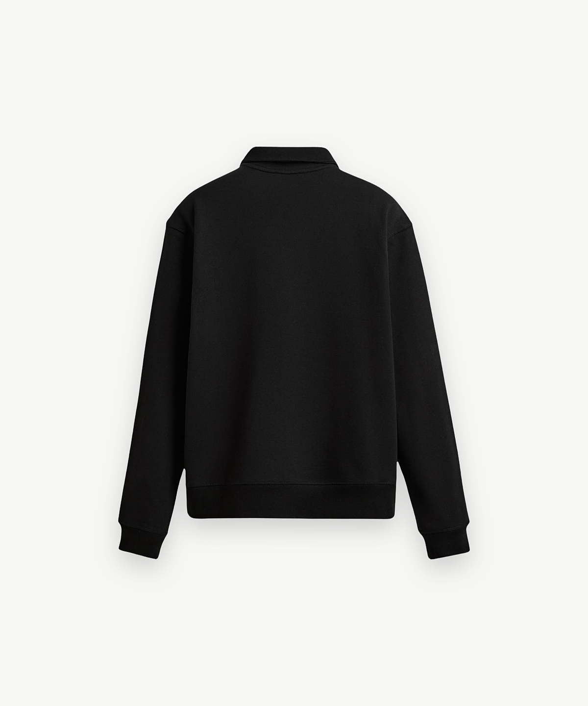 NORDIC - ZIP SWEATER in Schwarz, Rückansicht