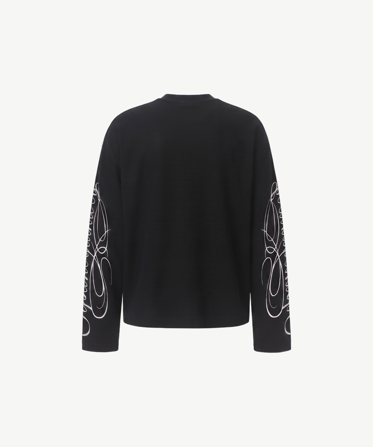SOLENE - LONGSLEEVE in Schwarz, Rückansicht