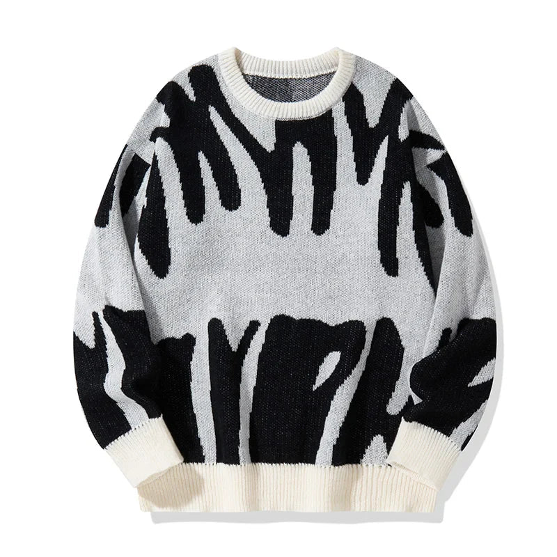 Cream Retro Sweater